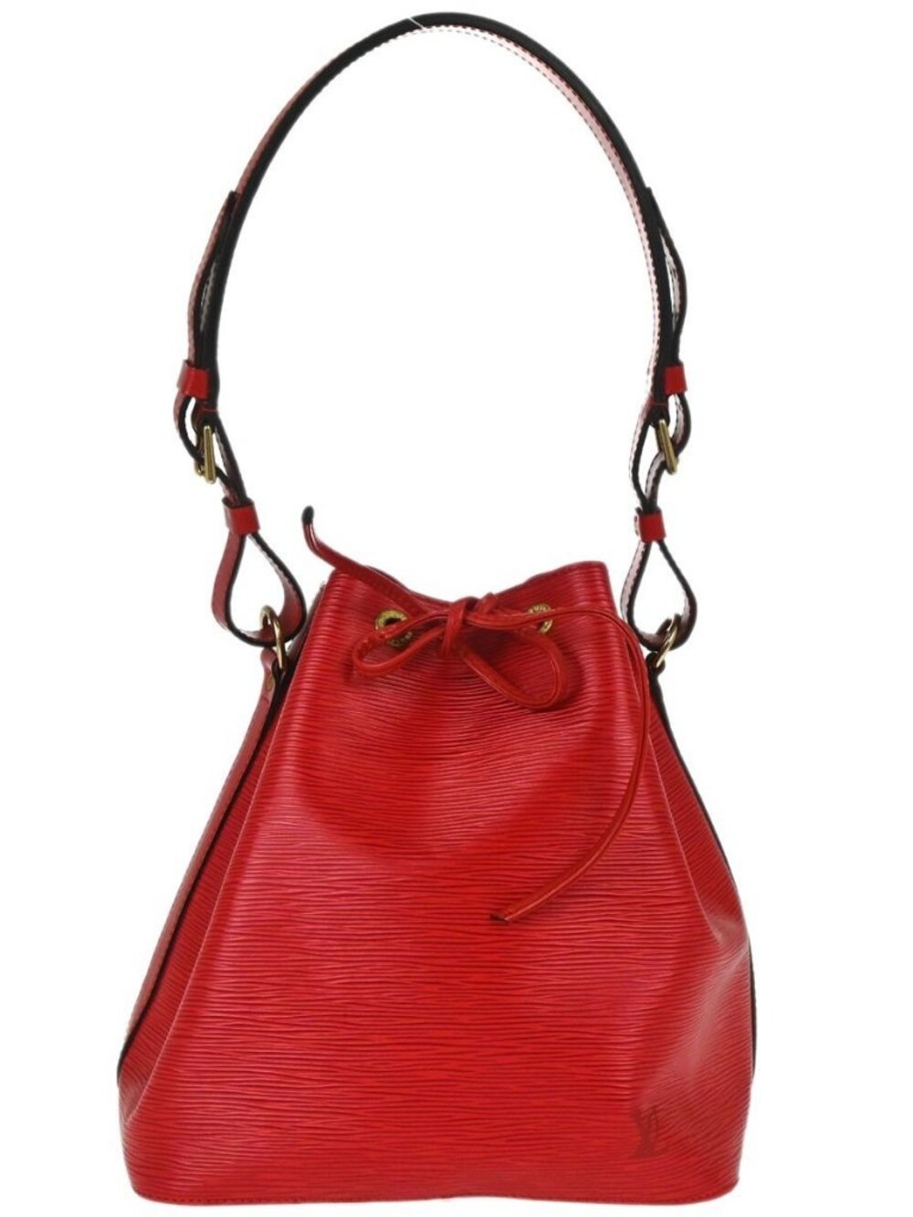Louis Vuitton Red Epi Petite Noe Shoulder Bag M44107